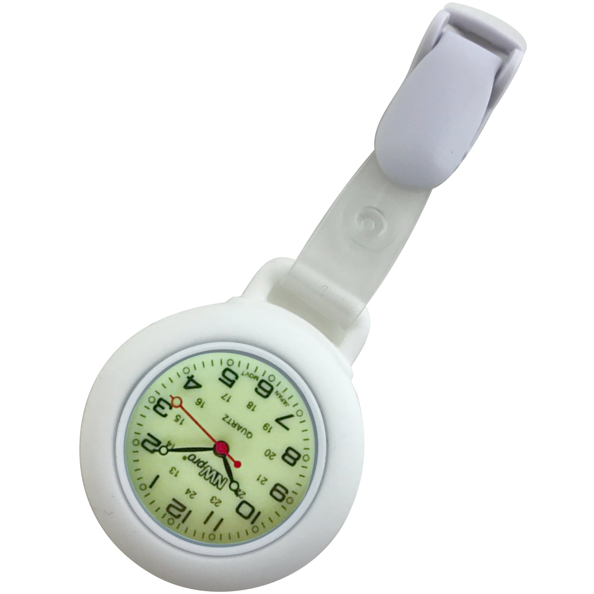 Clip on Nurse Watch Non Glass Dial