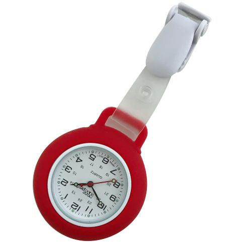 Clip-on Nurse Watch - White Dial