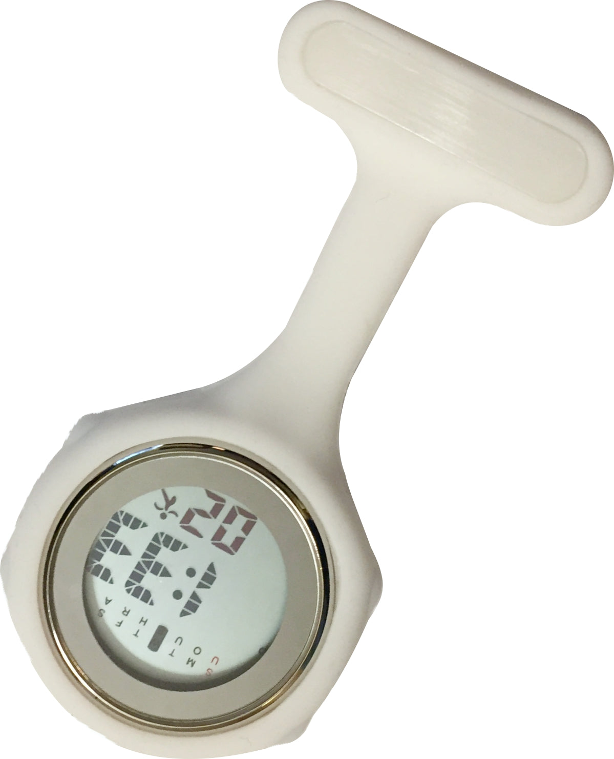 Silicone Pin-on Nurse Watch - Digital