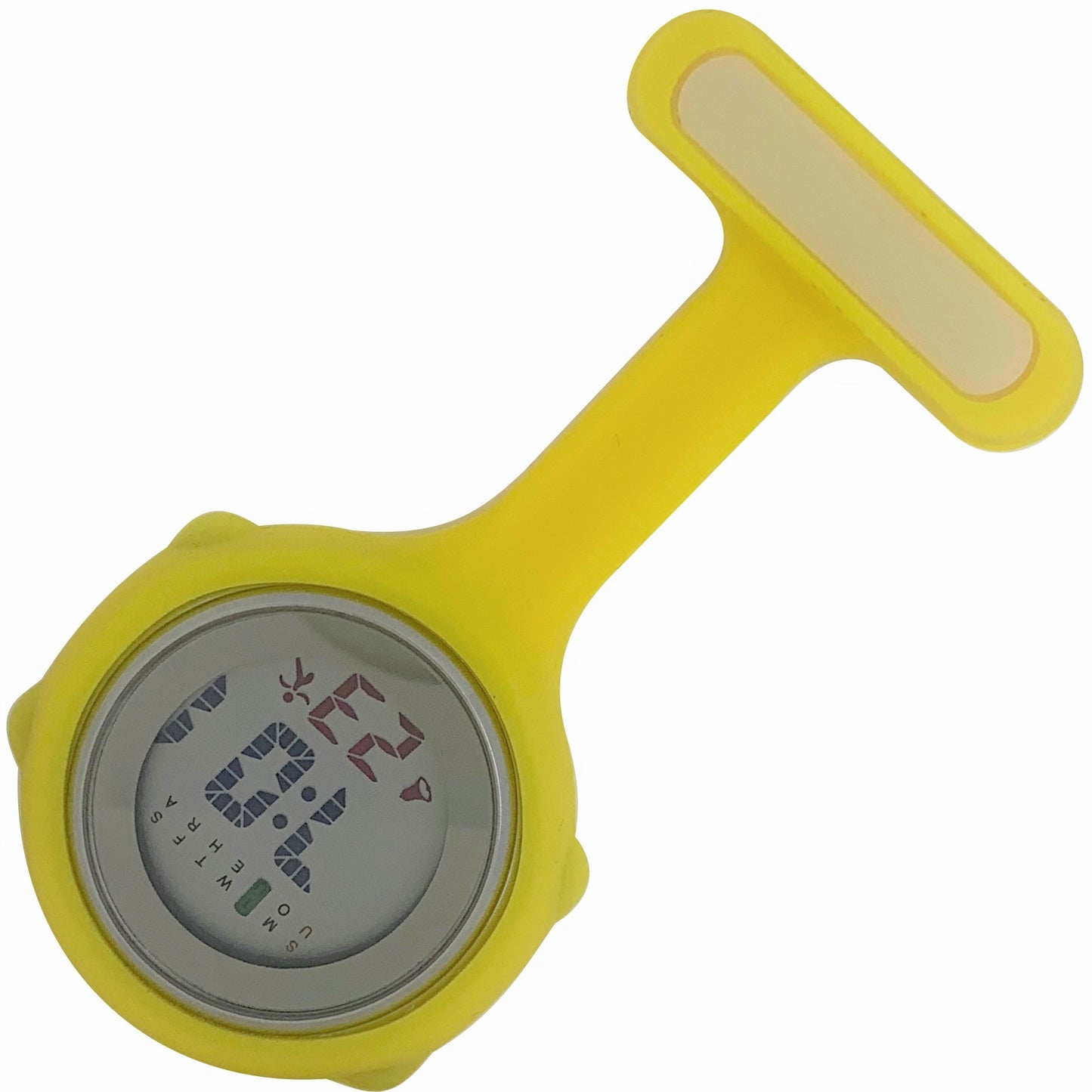 Silicone Pin-on Nurse Watch - Digital