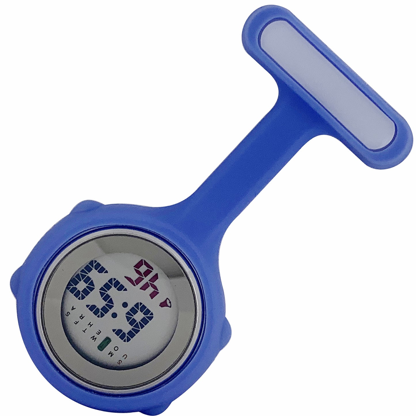 Silicone Pin-on Nurse Watch - Digital