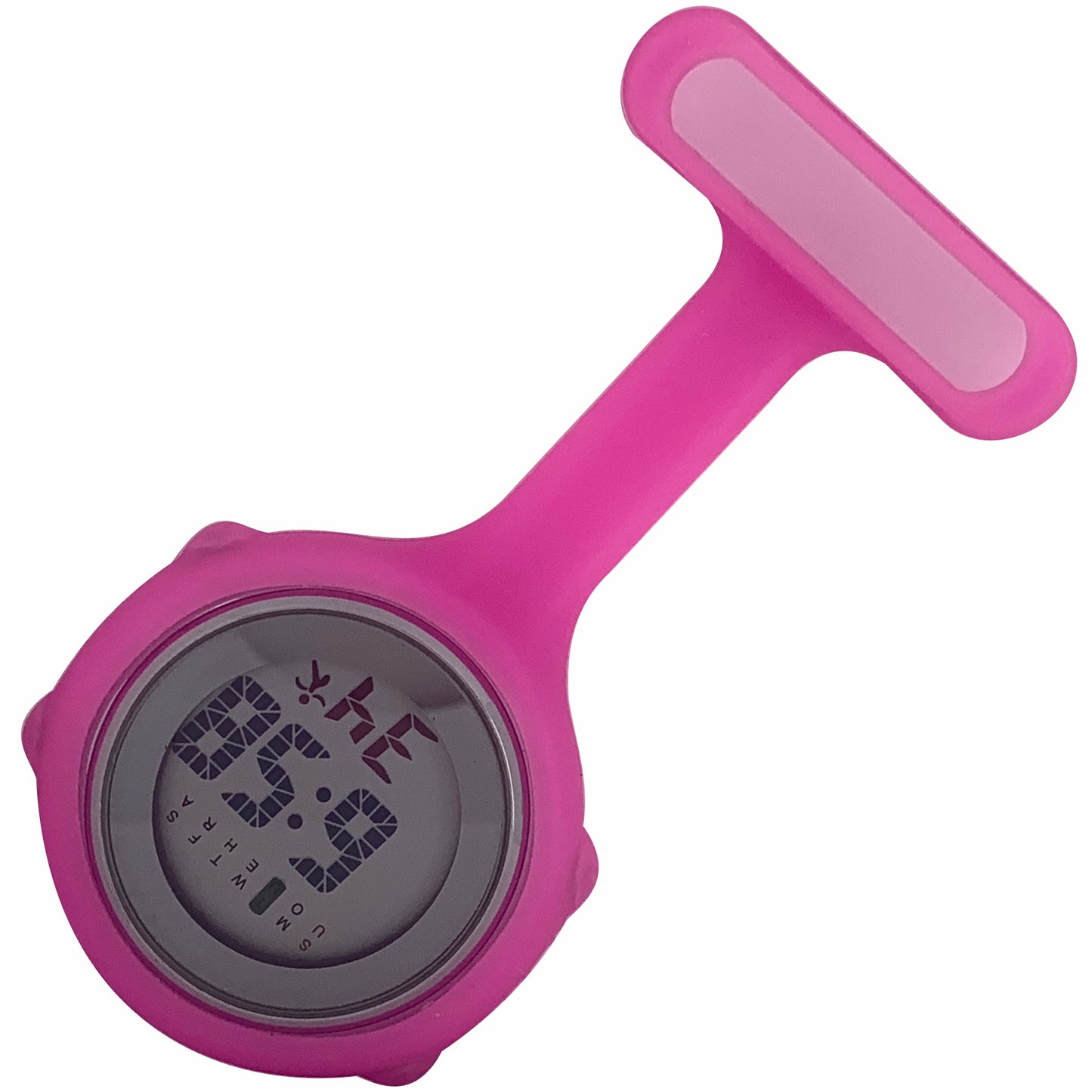 Silicone Pin-on Nurse Watch - Digital