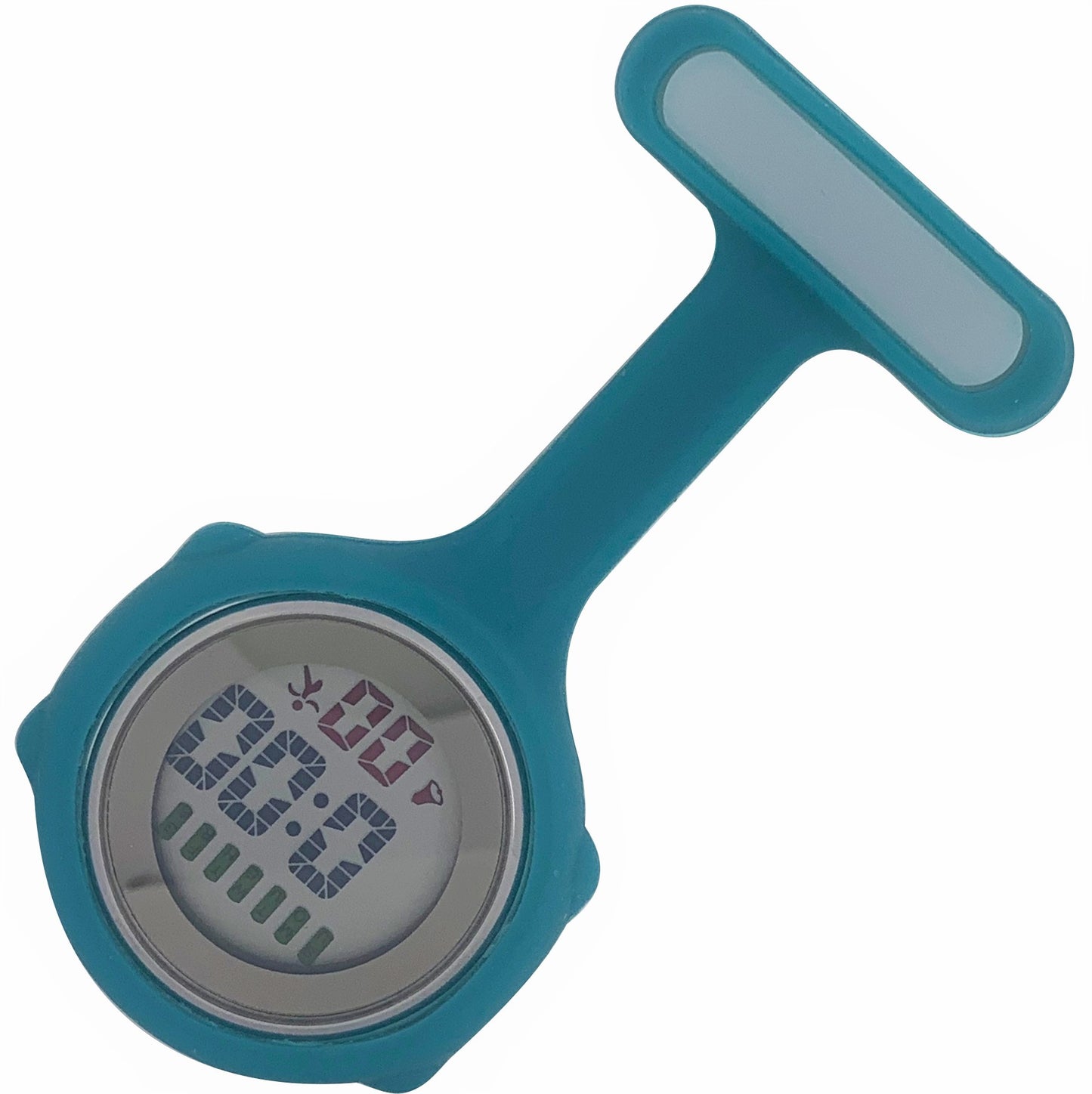 Silicone Pin-on Nurse Watch - Digital