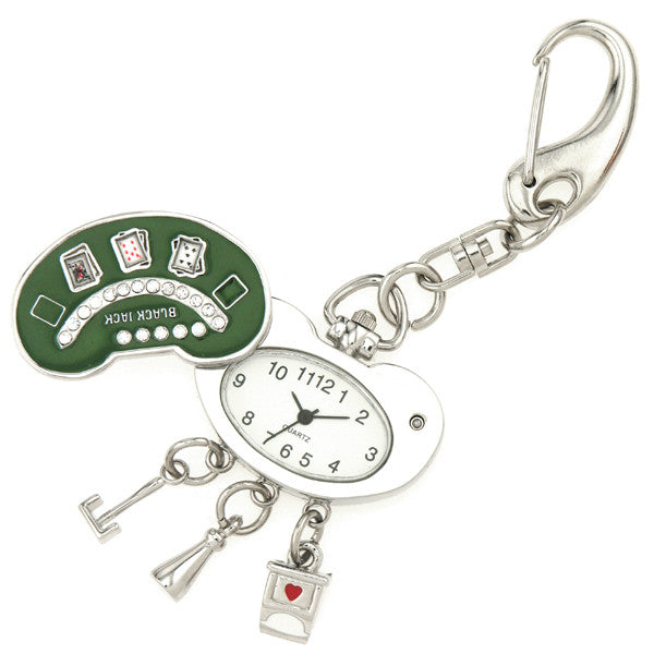 novelty fob watch - blackjack