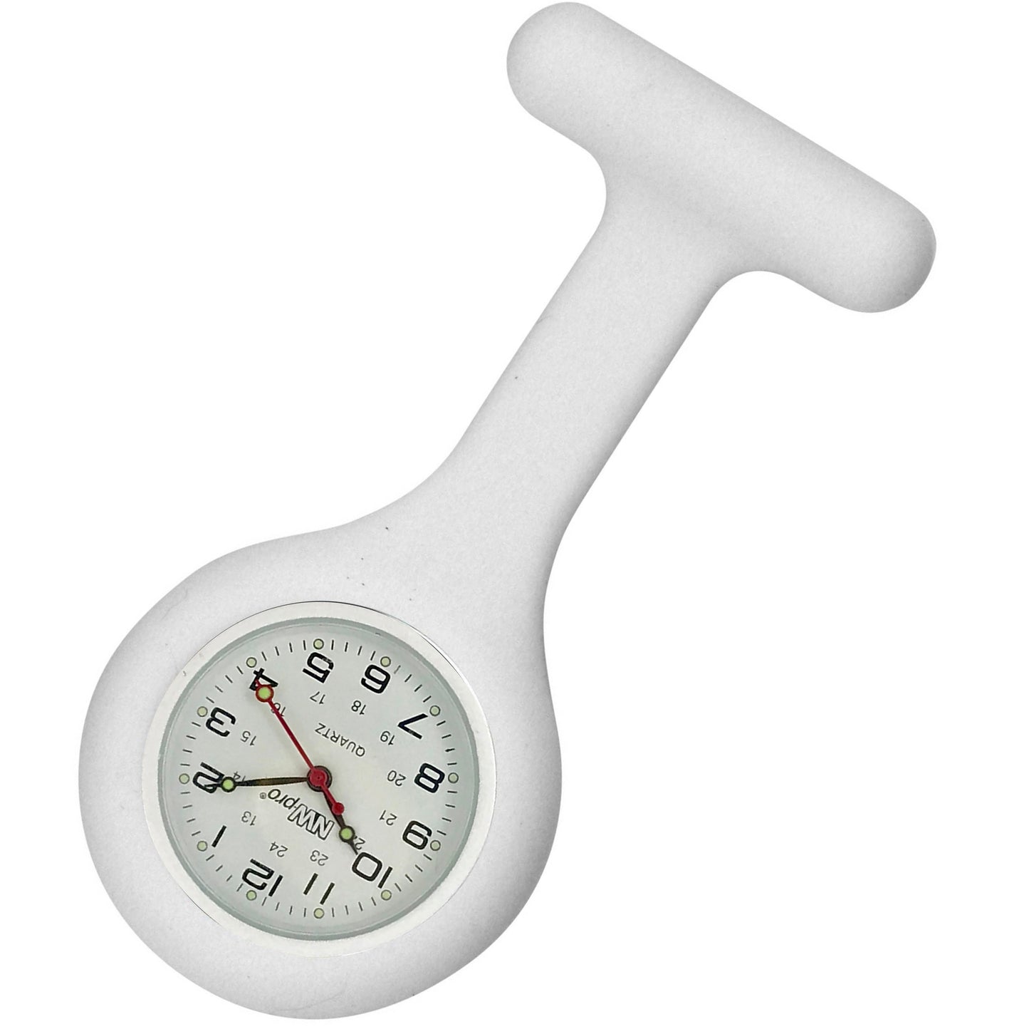 Silicone Pin-on Nurse Watch - Non-Glass Dial