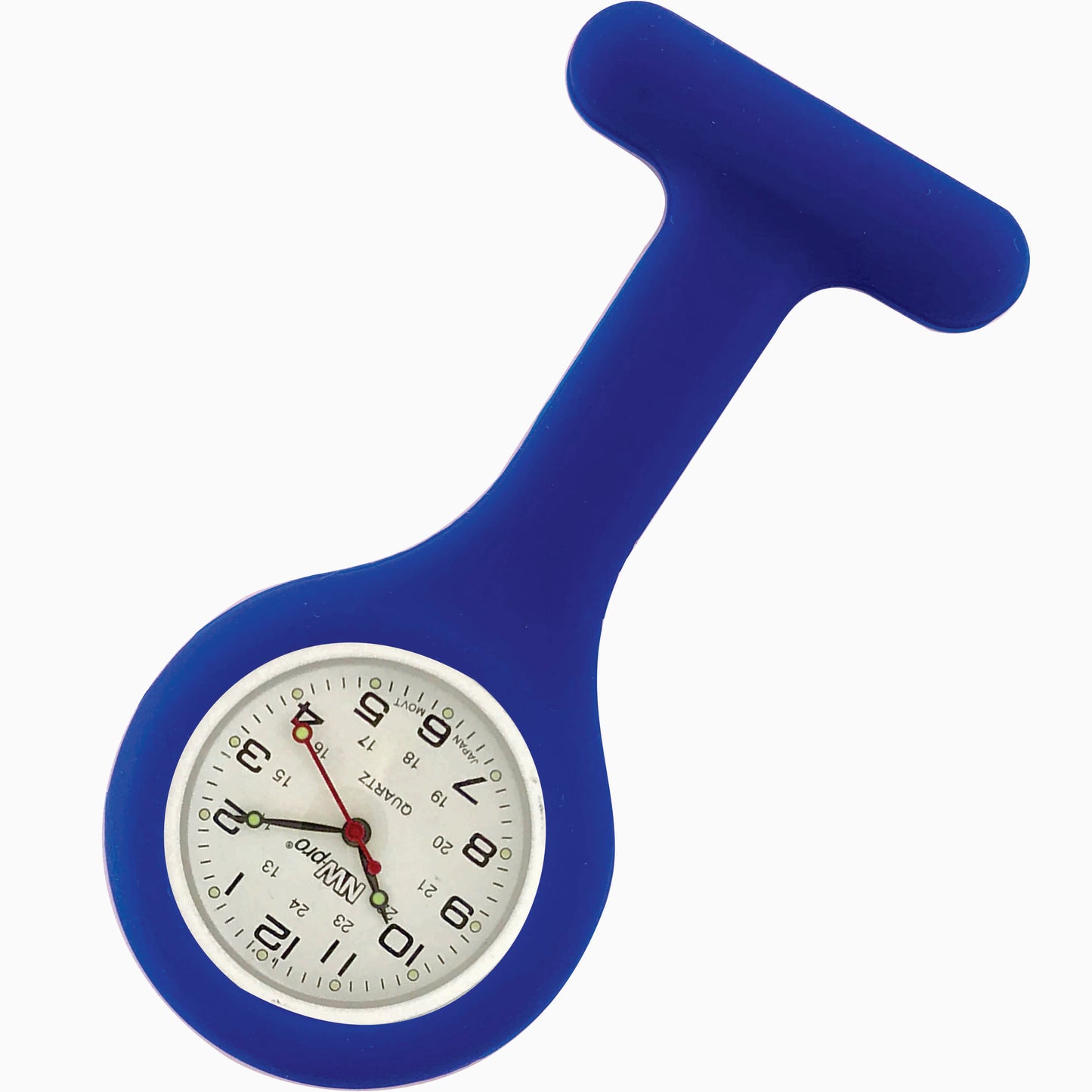 Silicone Pin-on Nurse Watch - Non-Glass Dial