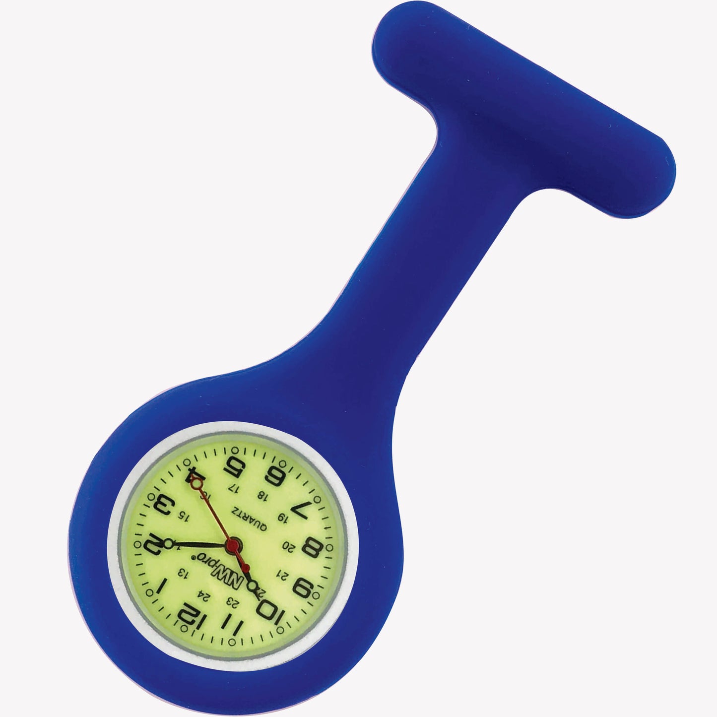 Silicone Pin-on Nurse Watch - Luminescent Dial