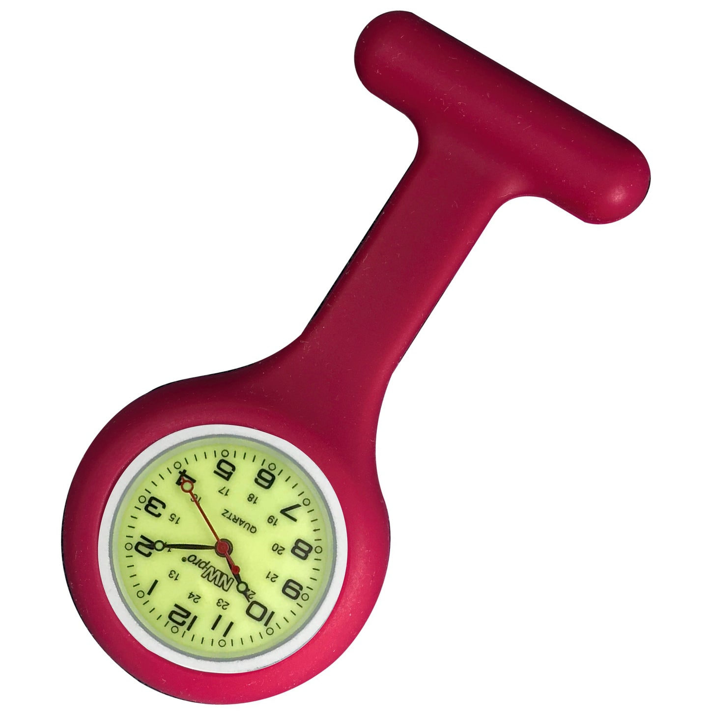 Silicone Pin-on Nurse Watch - Luminescent Dial