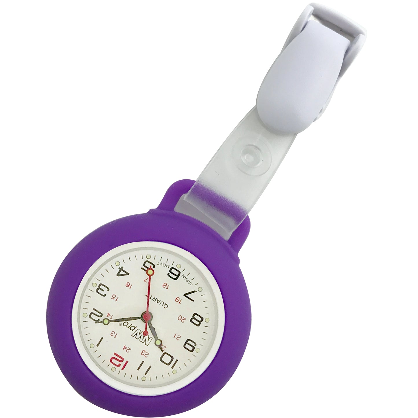 Clip-on Nurse Watch - Non-Glass Dial