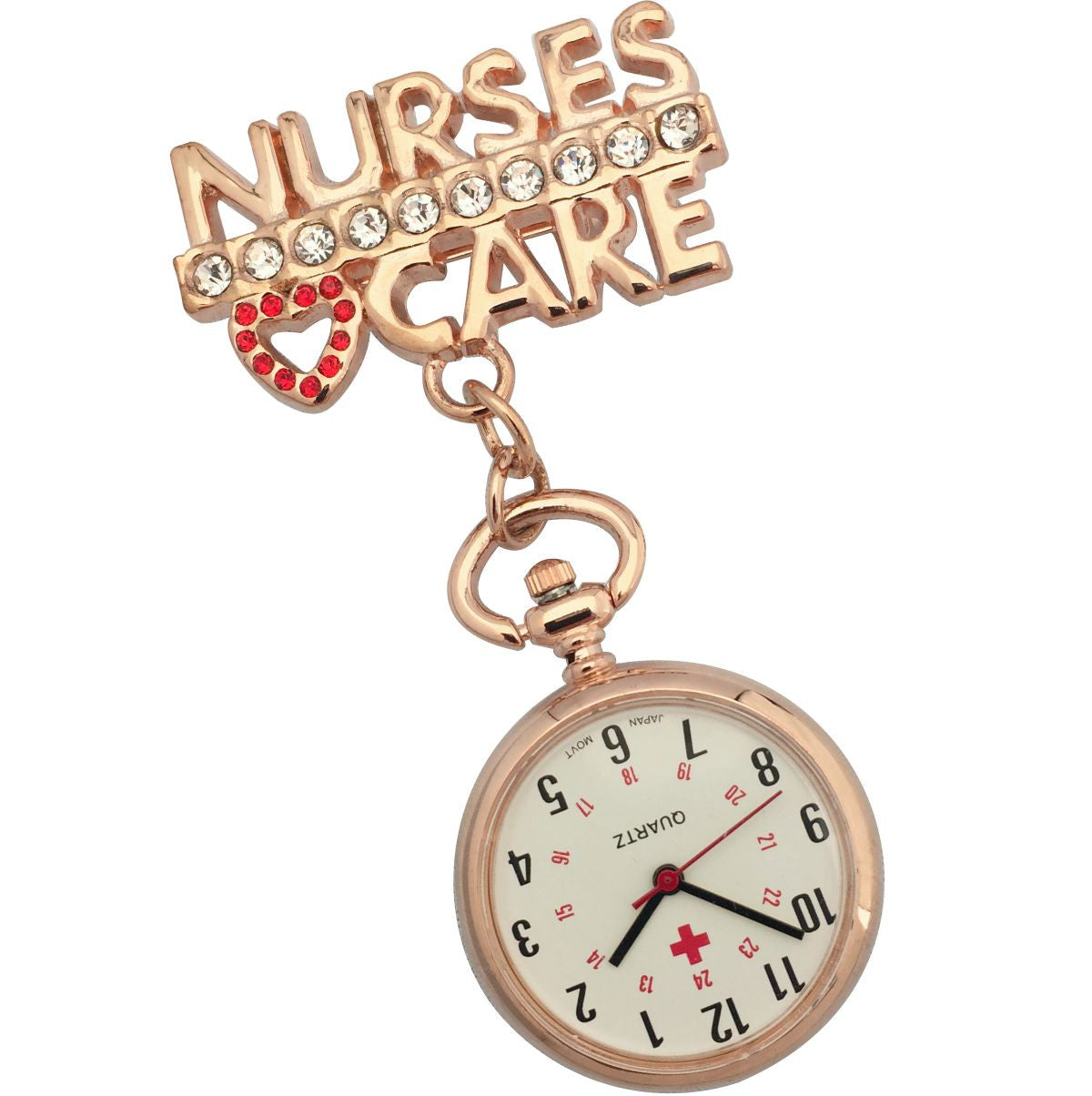 Elite Rose Tone Nurses Watch in Rose | Goldmark (AU)